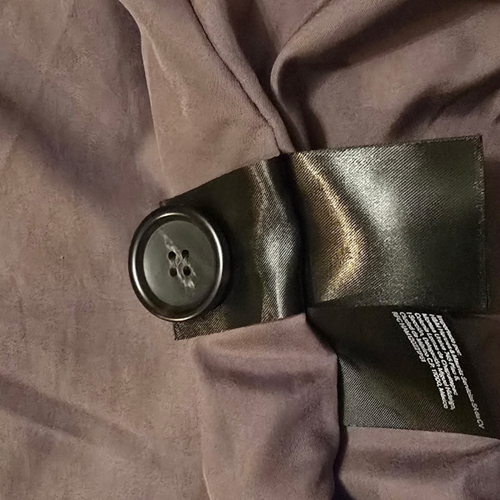 H&M Pile Coat XS - Dark Taupe - Picture 10 of 13